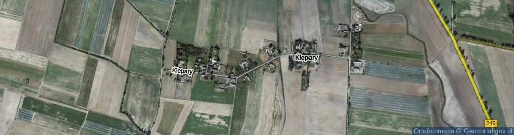 Zdjęcie satelitarne Klepary ul.