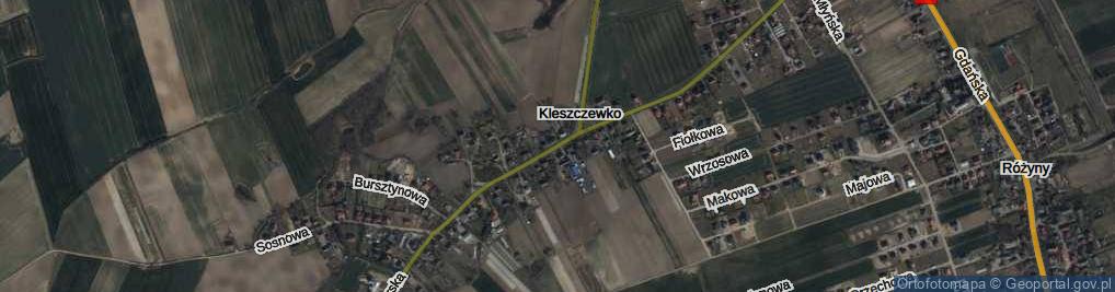 Zdjęcie satelitarne Kleszczewko ul.