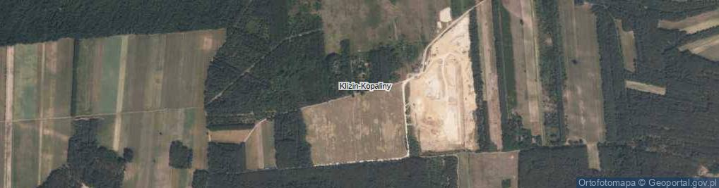 Zdjęcie satelitarne Klizin-Kopaliny ul.