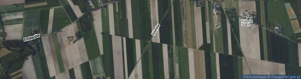 Zdjęcie satelitarne Klonów ul.