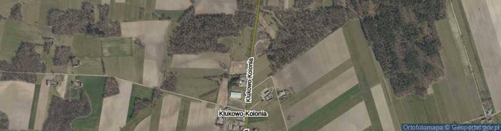 Zdjęcie satelitarne Klukowo-Kolonia ul.
