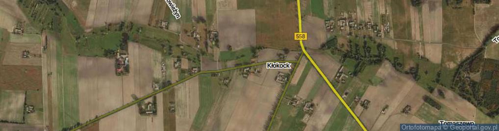 Zdjęcie satelitarne Kłokock ul.