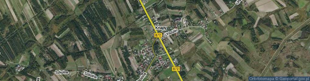 Zdjęcie satelitarne Knapy ul.