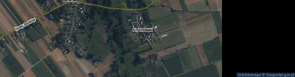 Zdjęcie satelitarne Knychówek ul.
