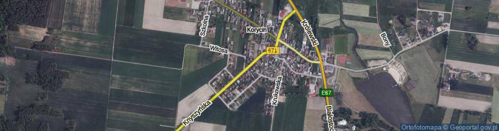 Zdjęcie satelitarne Knyszyńska ul.