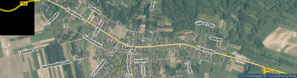Zdjęcie satelitarne Kosowskiego Jana, ks. ul.