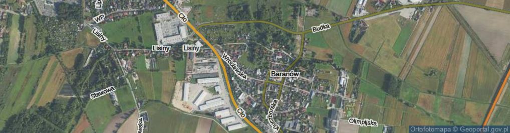 Zdjęcie satelitarne Kopiec ul.