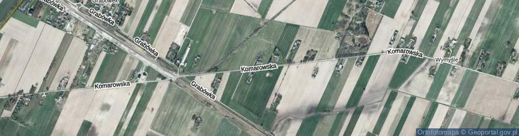 Zdjęcie satelitarne Komarowska ul.