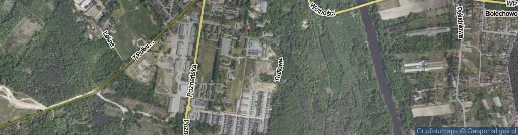 Zdjęcie satelitarne Koźlakowa ul.