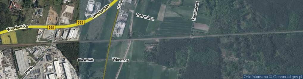 Zdjęcie satelitarne Kolejowa ul.