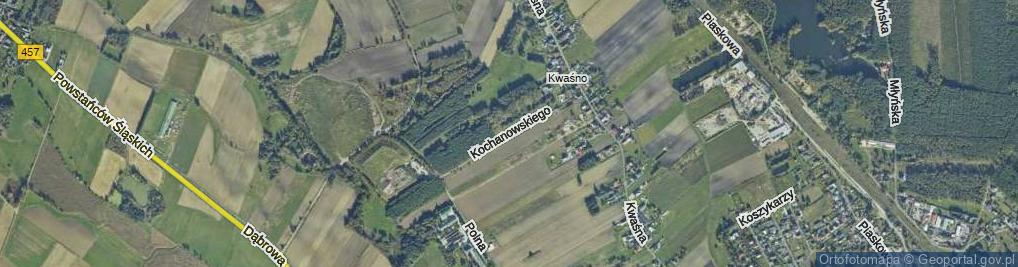 Zdjęcie satelitarne Kochanowskiego Jana ul.