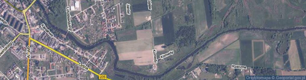 Zdjęcie satelitarne Komedy Krzysztofa ul.