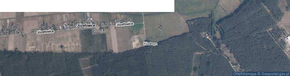 Zdjęcie satelitarne Kozarzyn ul.