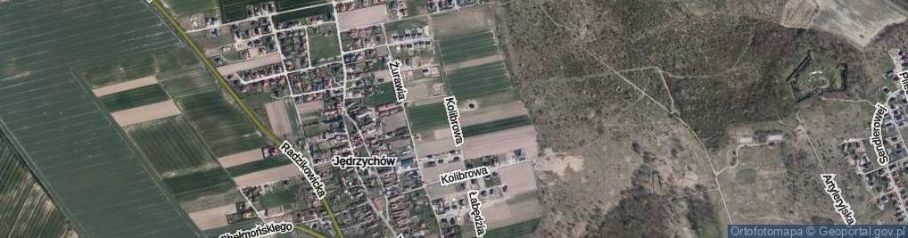 Zdjęcie satelitarne Kolibrowa ul.