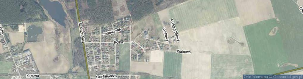 Zdjęcie satelitarne Kozakowa ul.