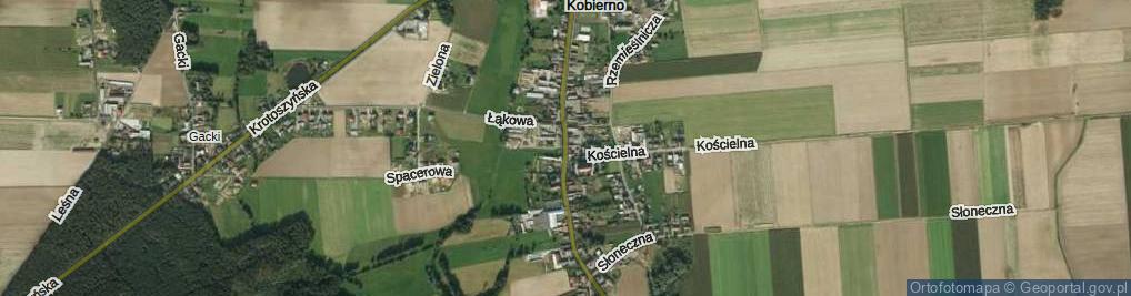 Zdjęcie satelitarne Kobierska ul.