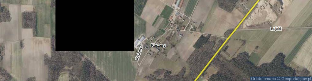 Zdjęcie satelitarne Koczery ul.
