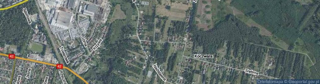 Zdjęcie satelitarne Koczwara ul.