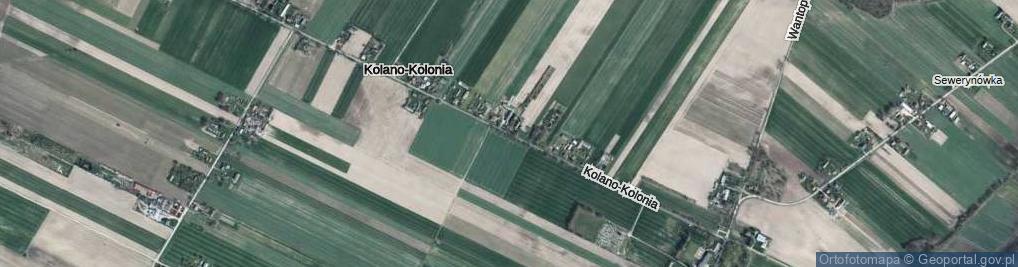 Zdjęcie satelitarne Kolano-Kolonia ul.