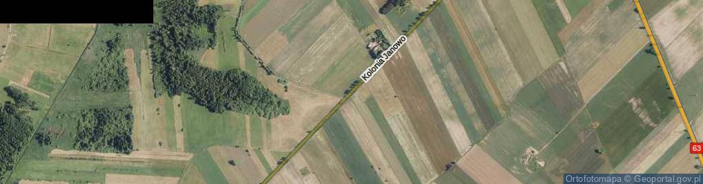 Zdjęcie satelitarne Kolonia Janowo ul.