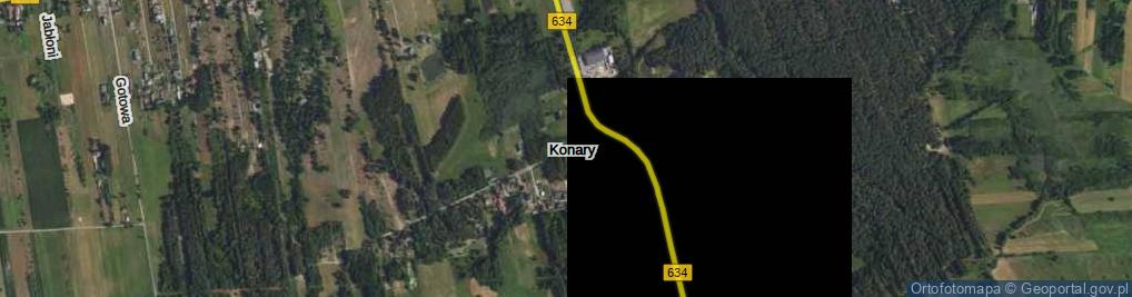 Zdjęcie satelitarne Konary ul.
