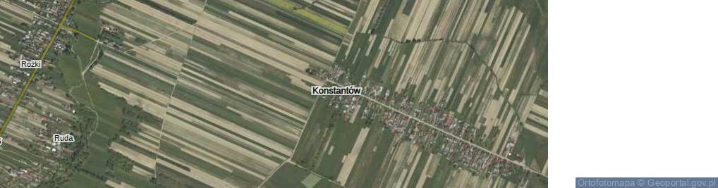 Zdjęcie satelitarne Konstantów ul.