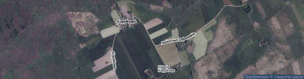 Zdjęcie satelitarne Kopytkowo ul.