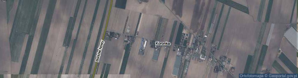 Zdjęcie satelitarne Koronka ul.