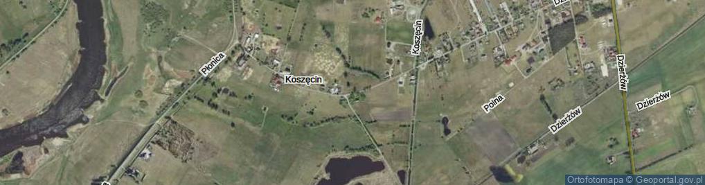 Zdjęcie satelitarne Koszęcin ul.