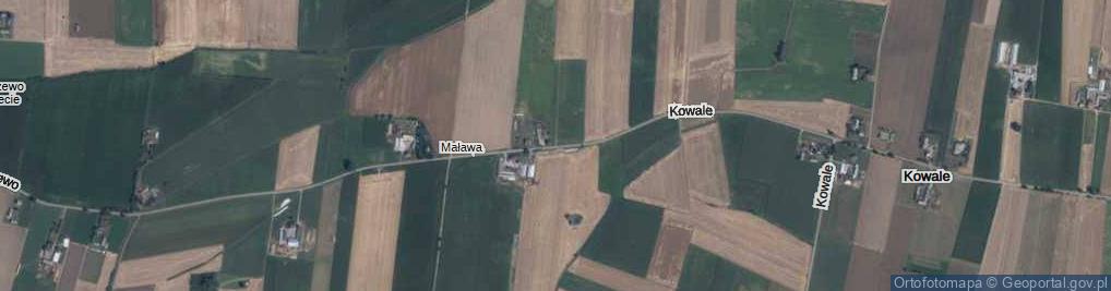 Zdjęcie satelitarne Kowale ul.