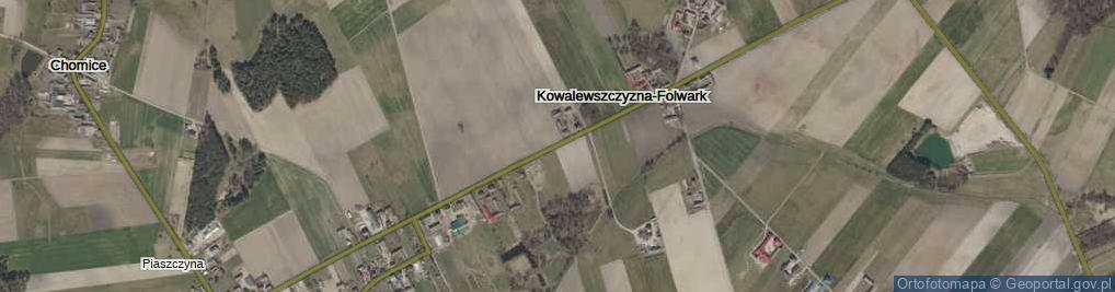 Zdjęcie satelitarne Kowalewszczyzna-Folwark ul.