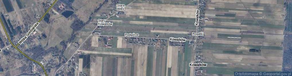 Zdjęcie satelitarne Kowalków ul.