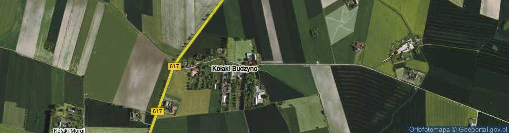 Zdjęcie satelitarne Kołaki-Budzyno ul.