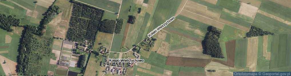 Zdjęcie satelitarne Kołaki-Wietrzychowo ul.