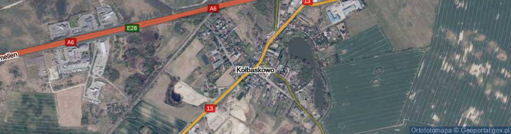 Zdjęcie satelitarne Kołbaskowo ul.