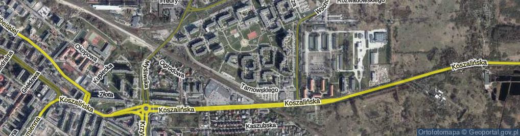 Zdjęcie satelitarne Koniecpolskiego Stanisława ul.