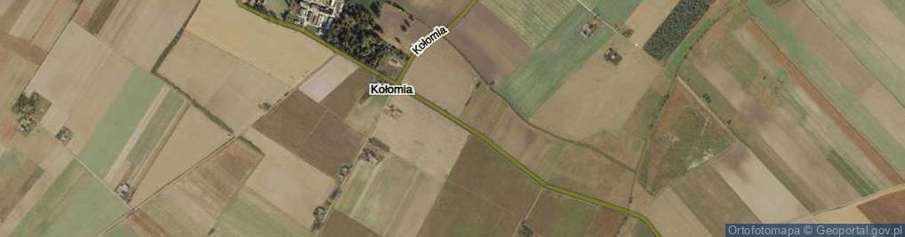Zdjęcie satelitarne Kołomia ul.