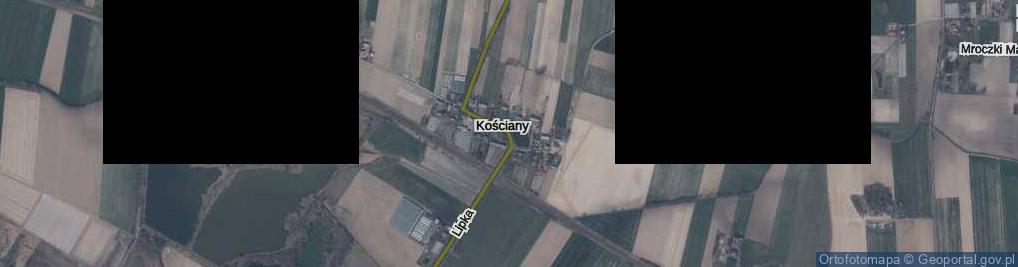 Zdjęcie satelitarne Kościany ul.