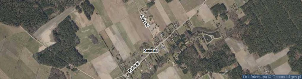 Zdjęcie satelitarne Kościuki ul.
