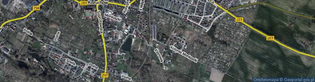 Zdjęcie satelitarne Kolonia Moniuszki ul.