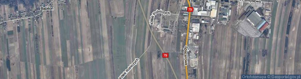 Zdjęcie satelitarne Kółek Rolniczych ul.