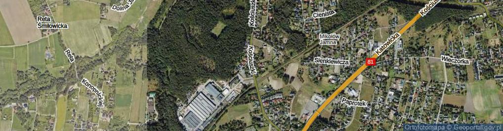 Zdjęcie satelitarne Kościuszki Tadeusza, gen. ul.