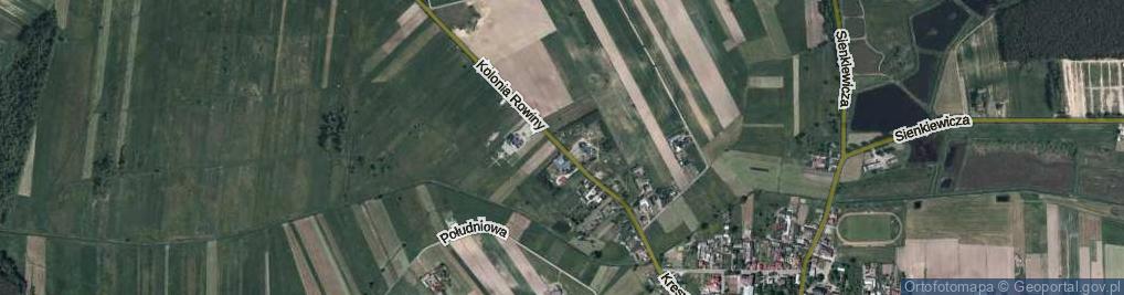 Zdjęcie satelitarne Kolonia Rowiny ul.