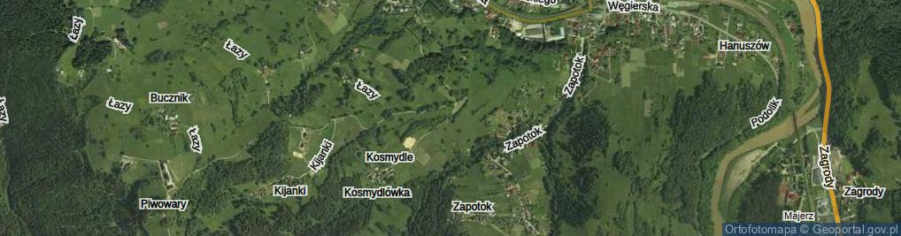 Zdjęcie satelitarne Kosmydle ul.