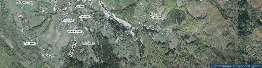 Zdjęcie satelitarne Kochana ul.
