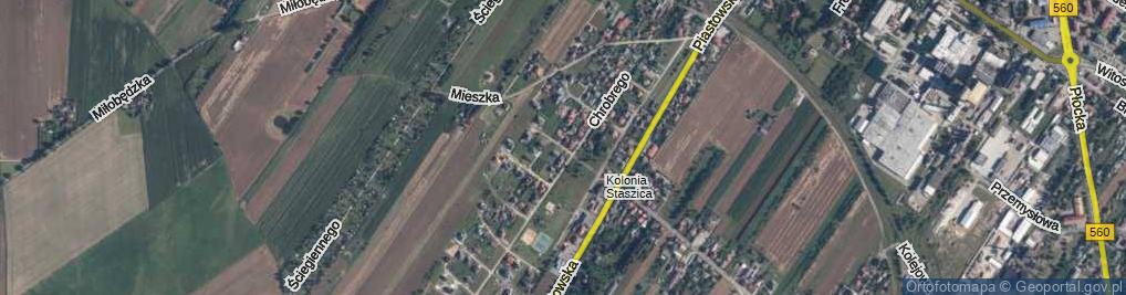 Zdjęcie satelitarne Konrada I Mazowieckiego ul.