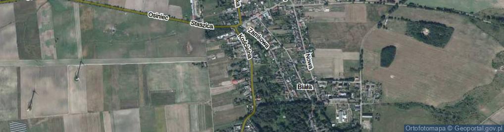 Zdjęcie satelitarne Kościelna ul.