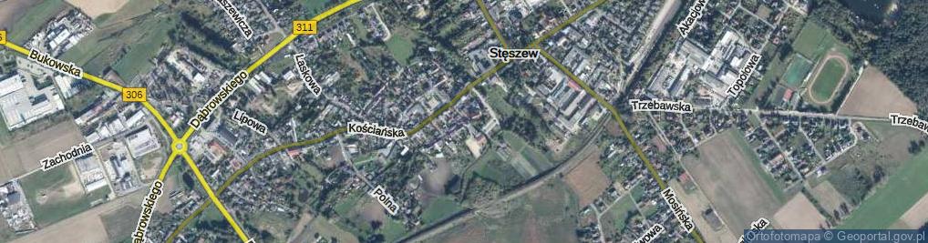 Zdjęcie satelitarne Kościelna ul.