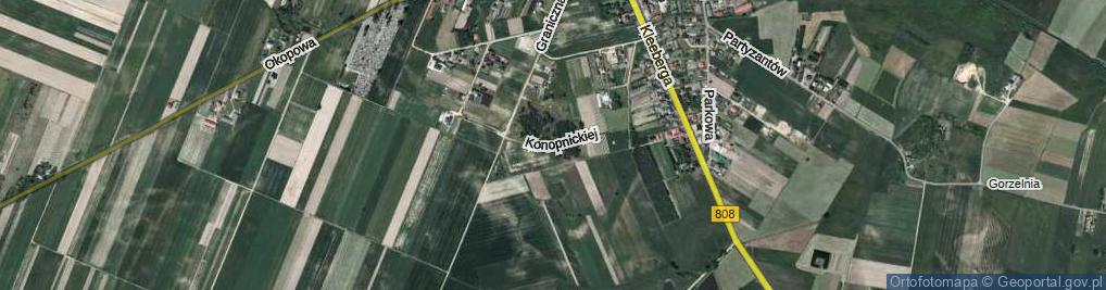 Zdjęcie satelitarne Konopnickiej Marii ul.