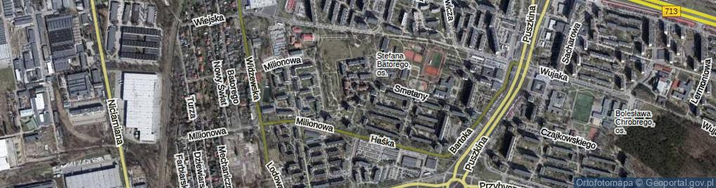 Zdjęcie satelitarne Koplowicza Abrama ul.